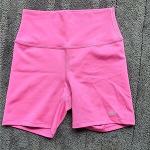 ALO Yoga Women's Vibrant Pink Bike Shorts
